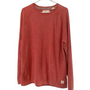 Weatherproof Vintage 1948 Men’s L Large Rust Distressed Long Sleeve Shirt NWOT